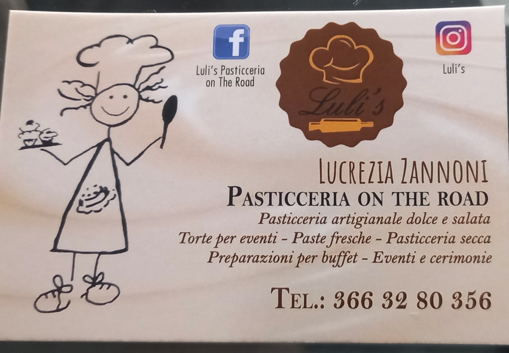 Luli's pasticceria on the road