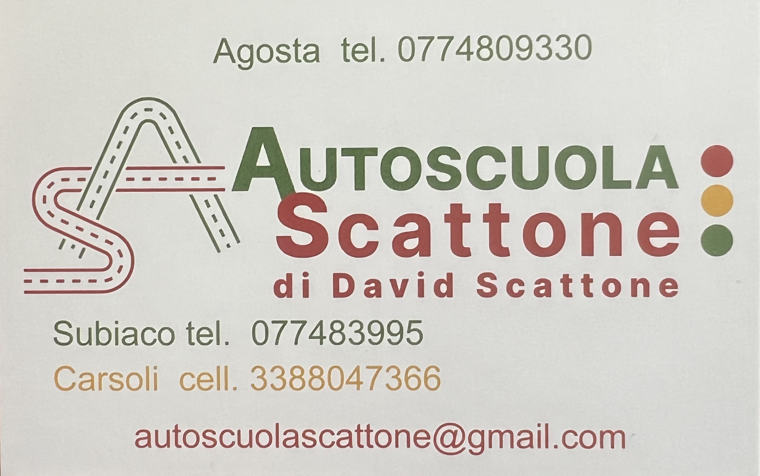 AUTOSCUOLA SCATTONE - S.A.S. DI SCATTONE DAVID & C.