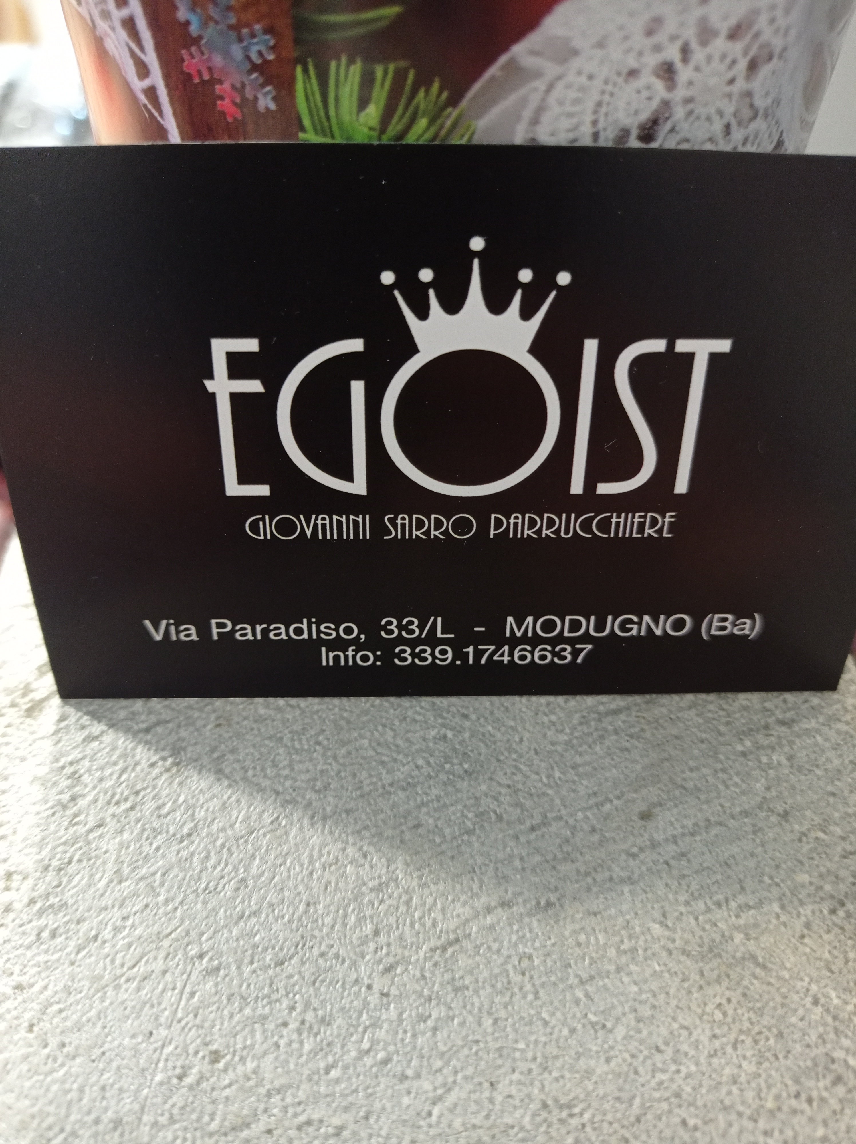 EGOIST DI SARRO GIOVANNI