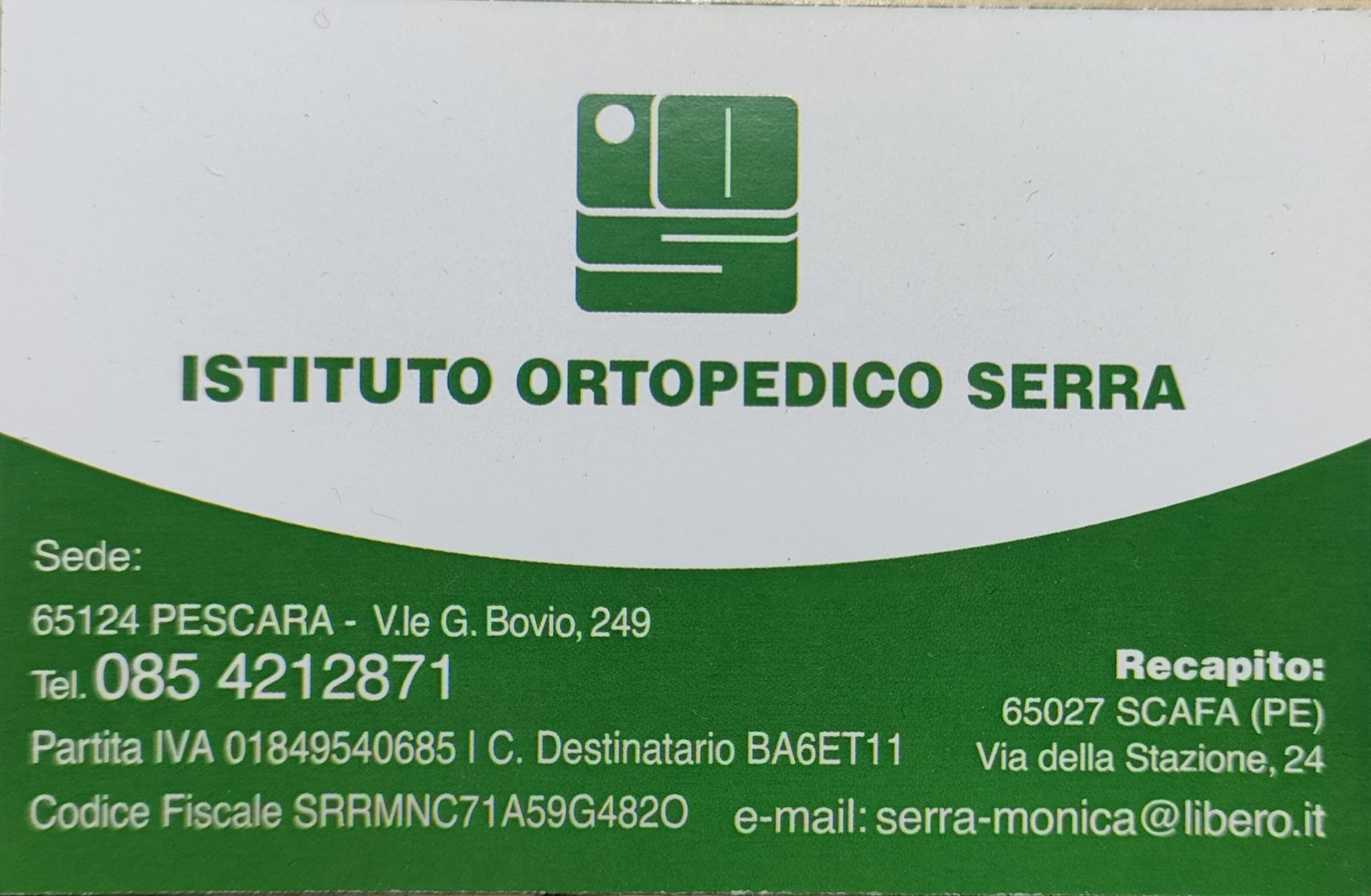 ISTITUTO ORTOPEDICO SERRA MONICA