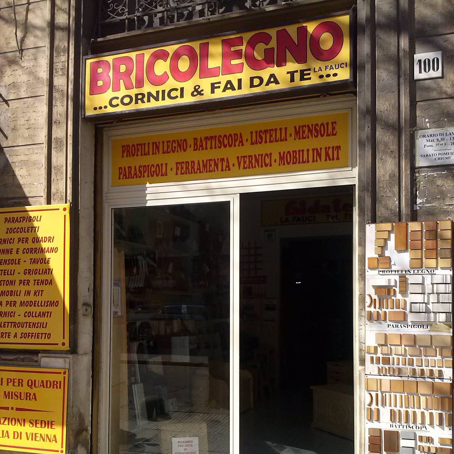BRICOLEGNO cornici & faidate
