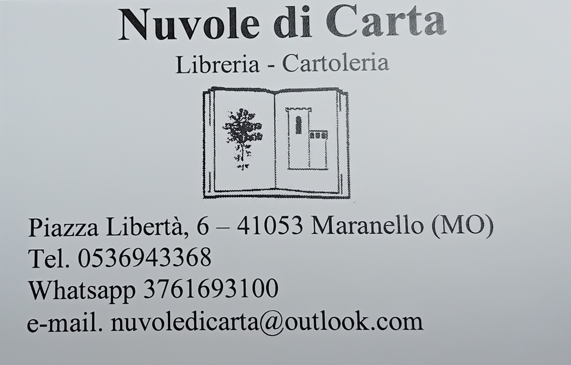 LIBRERIA *NUVOLE DI CARTA DI IORI & C. - S.N.C.