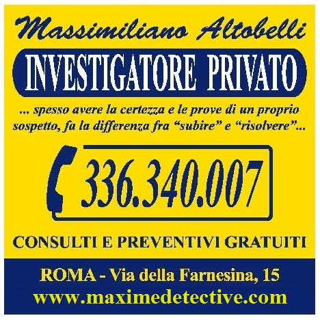 Agenzia Investigativa di Massimiliano altobelli