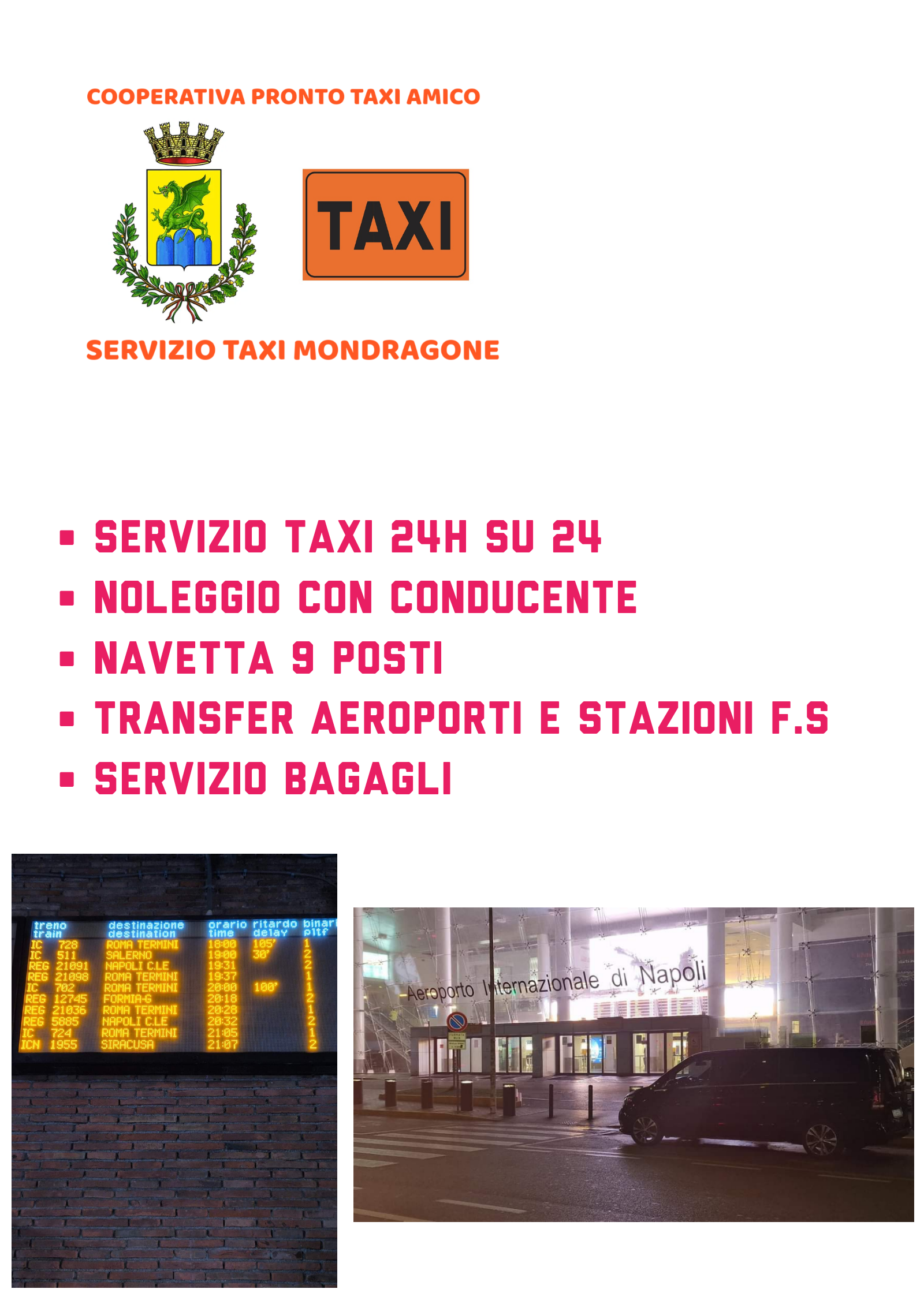 Servizio Taxi Mondragone