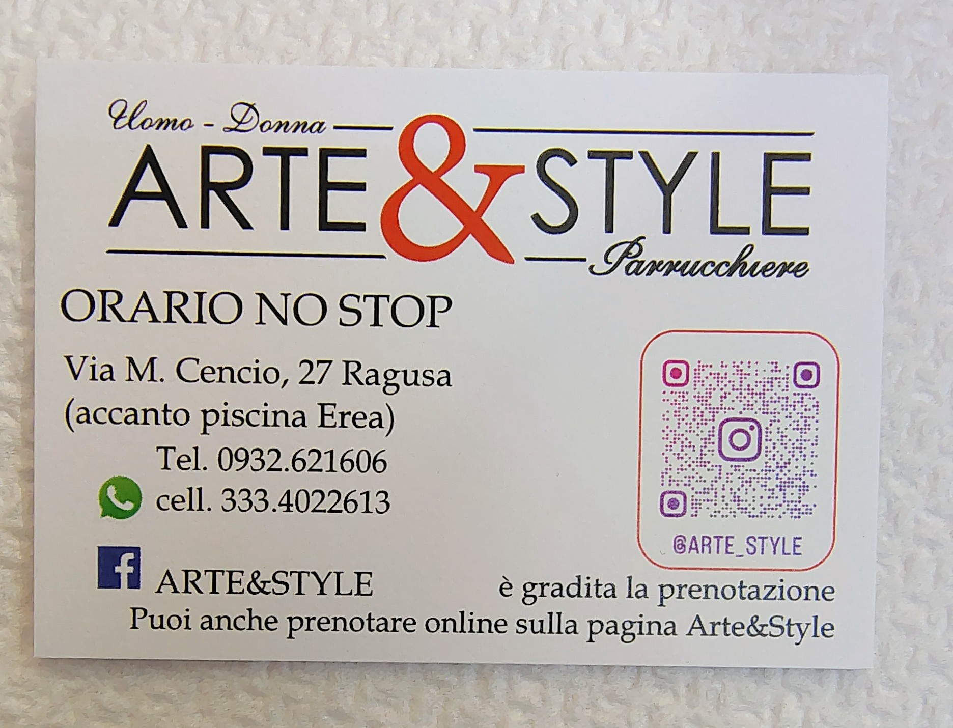 sala arte and style di schembari fausto