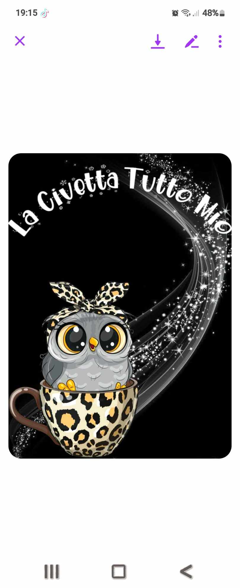 la civetta tutto mio di scaletti sara