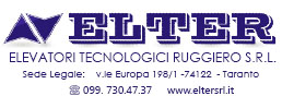 el.te.r. elevatori tecnologici ruggiero s.r.l. in sigla el.te.r. s.r.l.