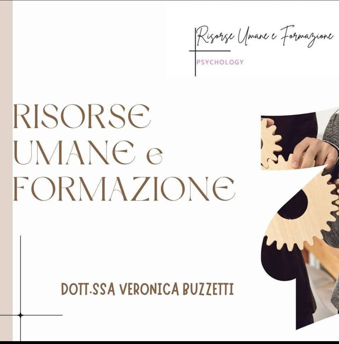Risorse umane e Formazione Dott.ssa Veronica Buzzetti