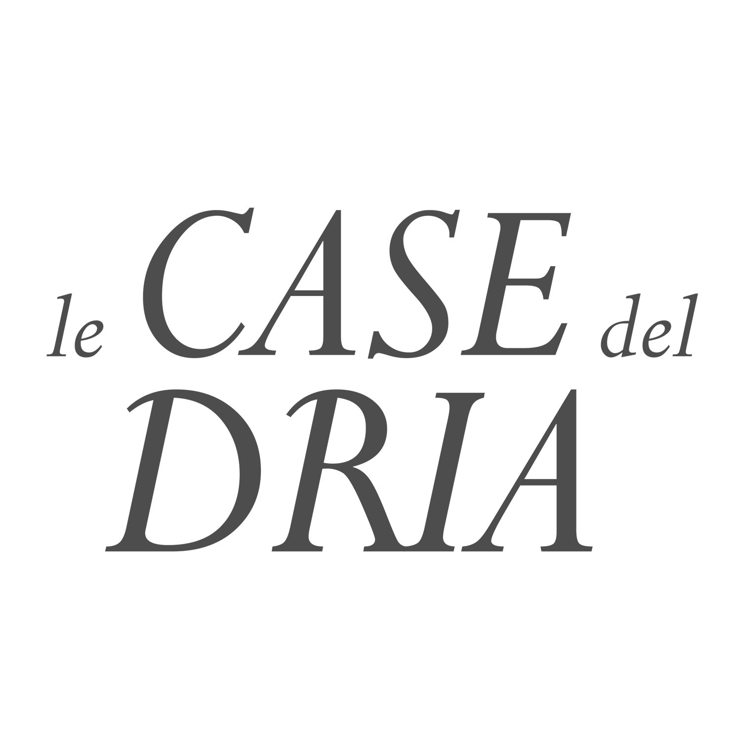 le case del dria di casolino andrea