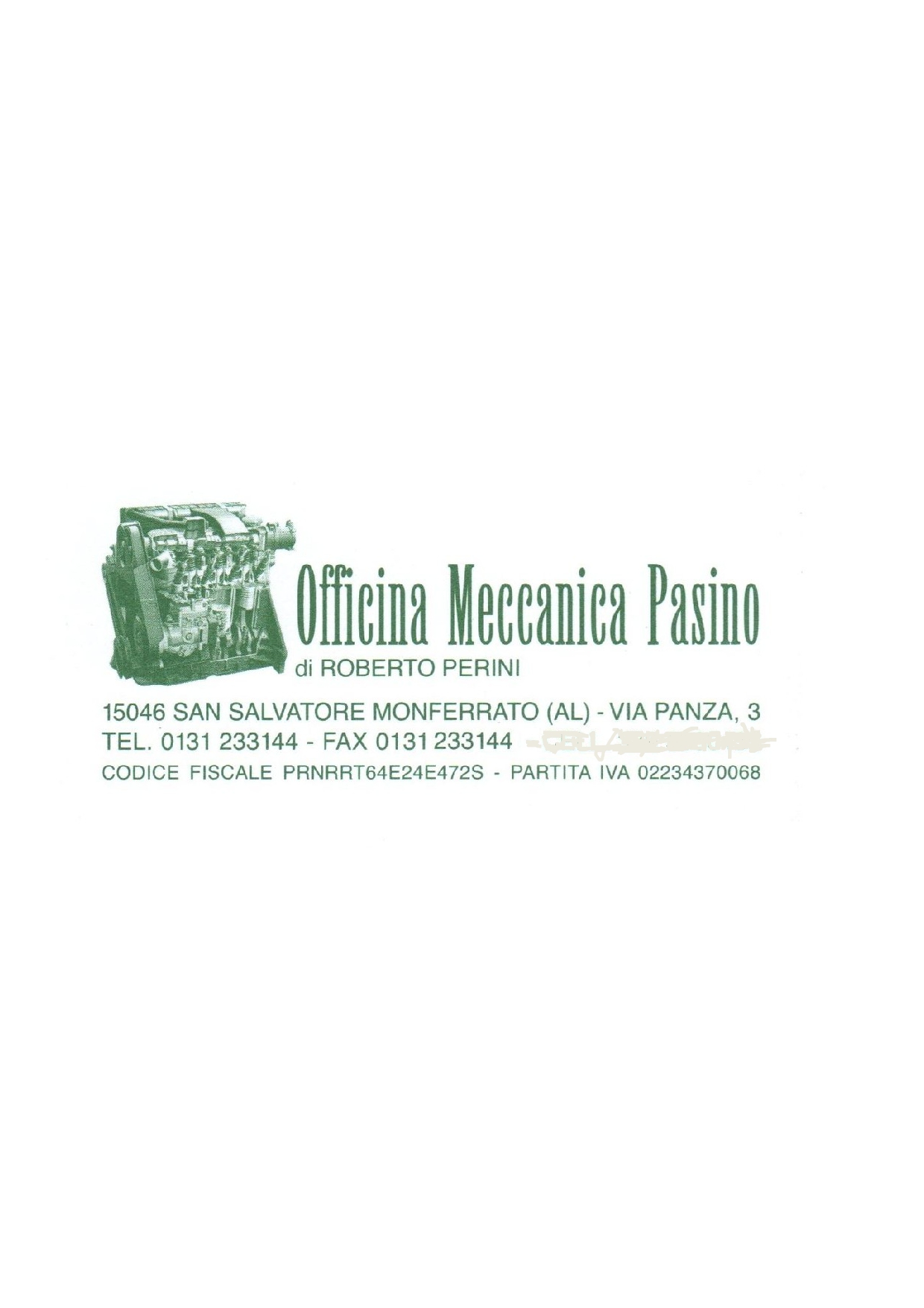 OFFICINA MECCANICA PASINO DI PERINI ROBERTO