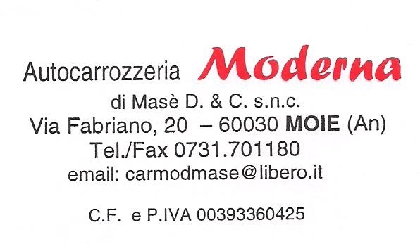 AUTOCARROZZERIA MODERNA DI MASE' D. & C. SNC
