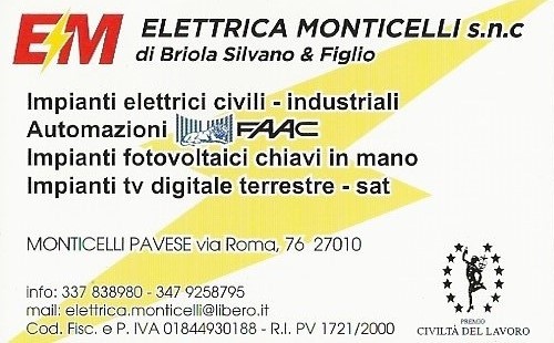 ELETTRICA MONTICELLI SNC