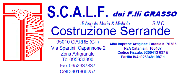 S.C.A.L.F. DEI F.LLI GRASSO ANGELO MARIA E MICHELE - S.N.C.