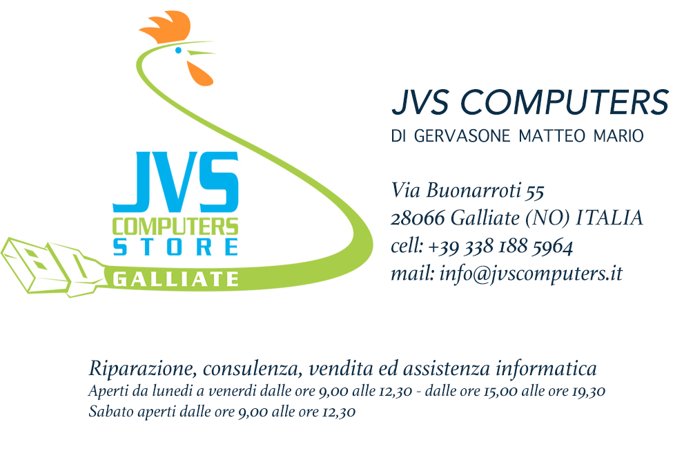 Jvs Computers Di Gervasone Matteo Mario