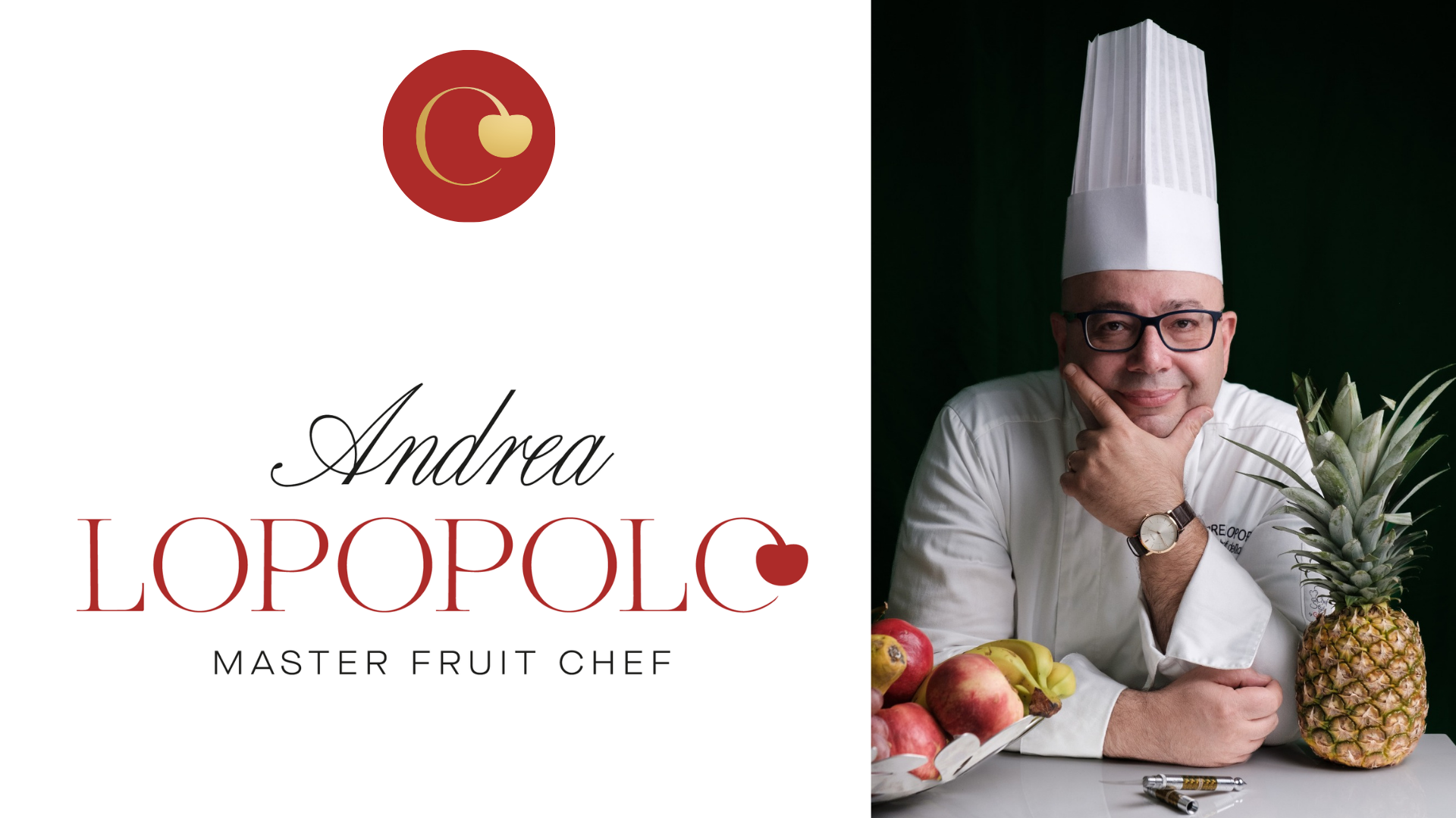 ANDREA LOPOPOLO IL MAESTRO CHEF DELLA FRUTTA