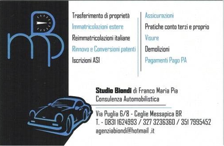 STUDIO BIONDI DI FRANCO MARIA PIA