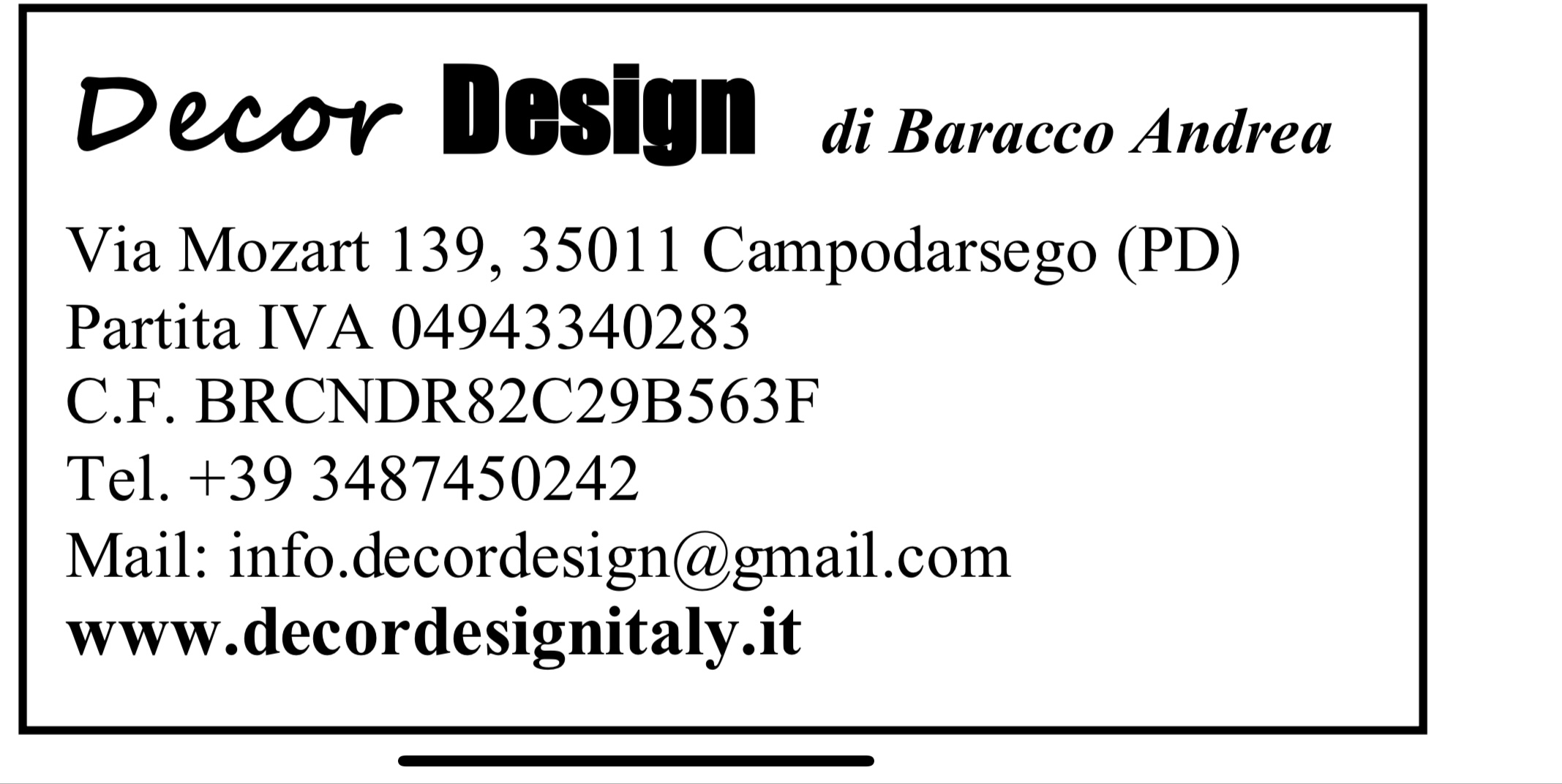 Decor Design Di Baracco Andrea