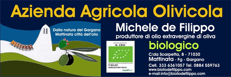 azienda agricola olivicola bio MICHELE DE FILIPPO